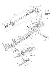 Gear Selector Drum Gear Selection Shaft