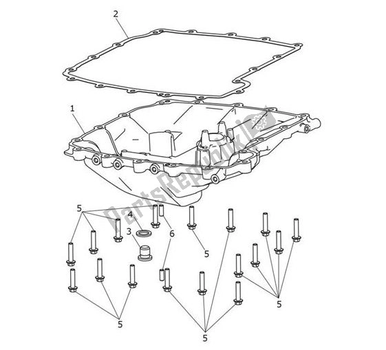 Wszystkie części do Oil Sump Triumph Tiger 1200 XR 1215 2018 - 2020