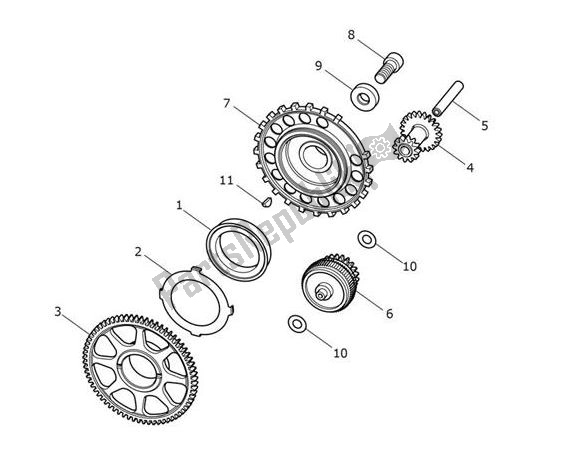 Tutte le parti per il Sprag Clutch del Triumph Tiger 1200 XCA 1215 2018 - 2021