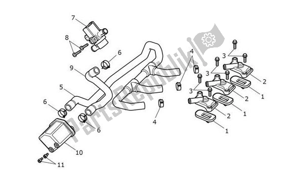 All parts for the Emission Control of the Triumph Speed Triple RS From VIN 867601 1050 2018 - 2020