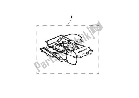 Alle onderdelen voor de Engine Gasket Kit Cylinderhead van de Triumph Scrambler 1200 XE UP TO AC 8498 2019 - 2021