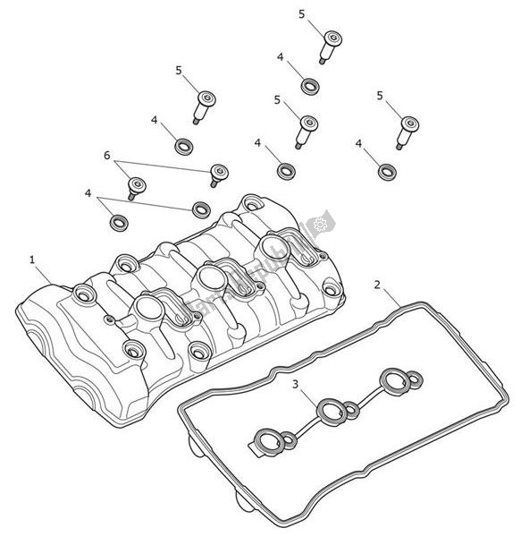 Wszystkie części do Camshaft Cover Triumph Speed Triple 1200 RS 1160 2021 - 2024