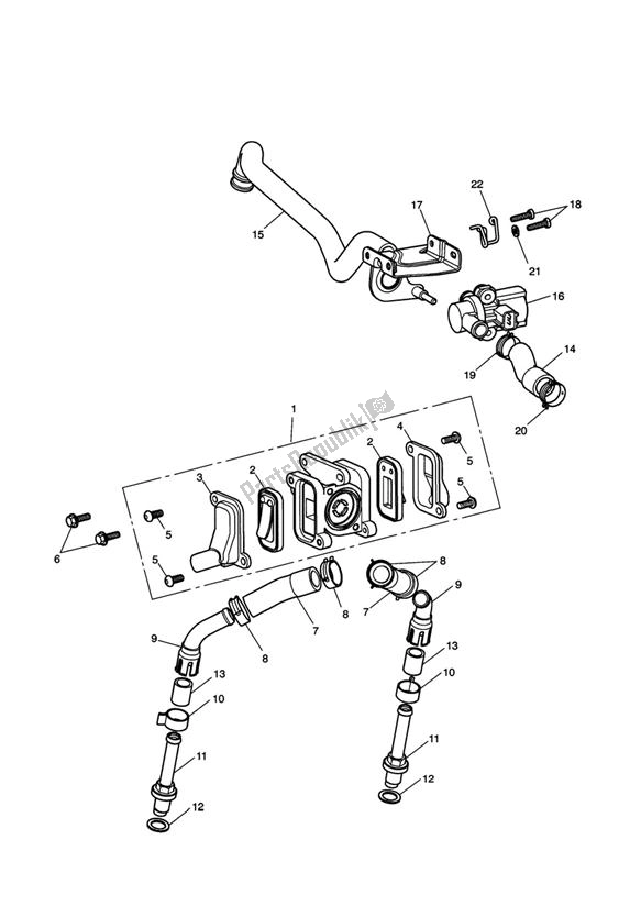 All parts for the Emission Control From Vin317247 of the Triumph Scrambler Carburator UP TO 2007 865 2006 - 2008