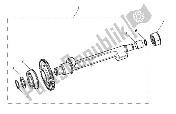 Tutte le parti per il Balancer Shafts del Triumph Tiger XRT From VIN 855532 1215 2018 - 2021