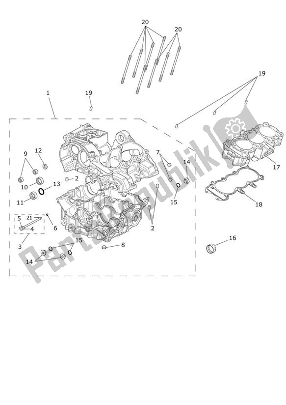 Alle onderdelen voor de Carter van de Triumph Street Triple RS From VIN 966534 765 2020 - 2024