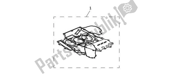 Tutte le parti per il Engine Gasket Kit Complete del Triumph Tiger Sport From VIN 750470 1050 2021 - 2024