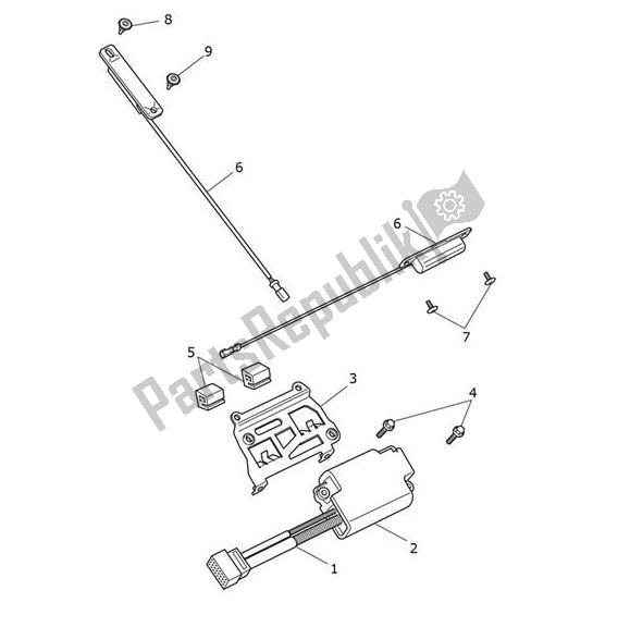 Todas as partes de Immobilizer do Triumph Tiger 1200 Rally Explorer 1215 2022 - 2024