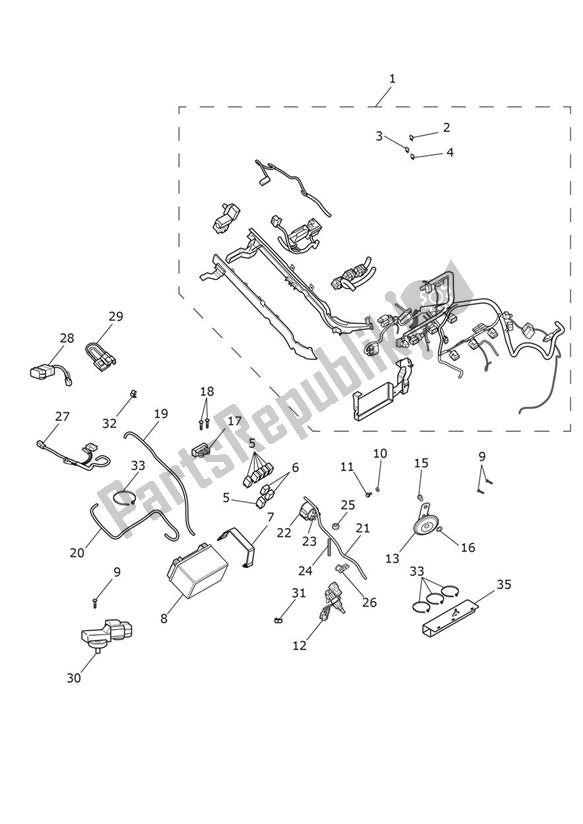 All parts for the Electrical Equipment of the Triumph Street Triple S From VIN 803572-967906 765 2017 - 2020