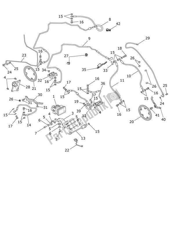All parts for the Abs - Speed Twin From Vin Ae2311 of the Triumph Speed Twin From VIN AE 2311 1200 2021 - 2024