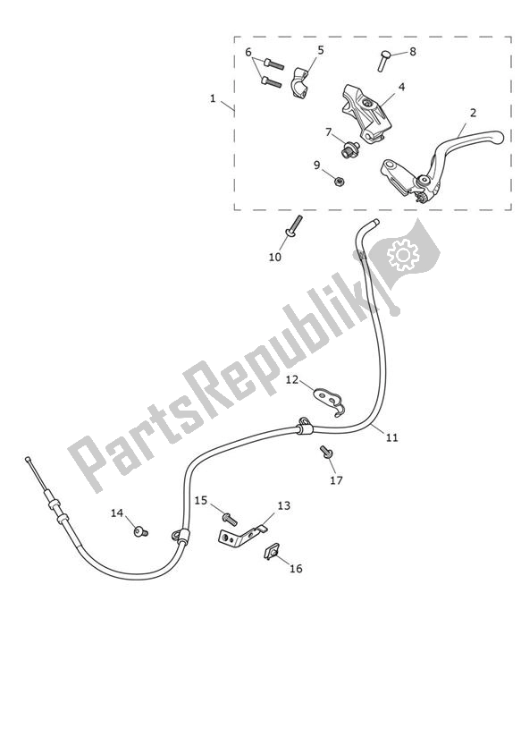All parts for the Clutch Control of the Triumph Speed Triple 1200 RR 1160 2021 - 2024