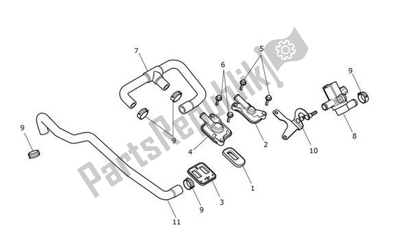 Toutes les pièces pour le Contrôle Des émissions du Triumph Tiger XR From VIN 855532 1215 2018 - 2020