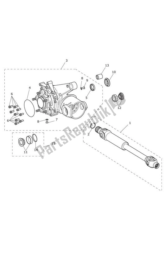 Toutes les pièces pour le Final Drive - Explorer Xc du Triumph Explorer XC 1215 2012 - 2016