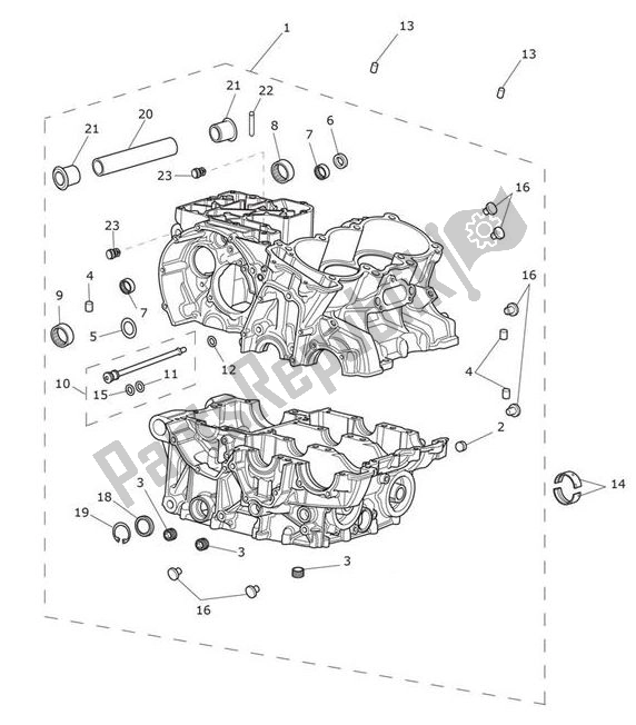 Alle onderdelen voor de Carter van de Triumph Tiger XR From VIN 855532 1215 2018 - 2020