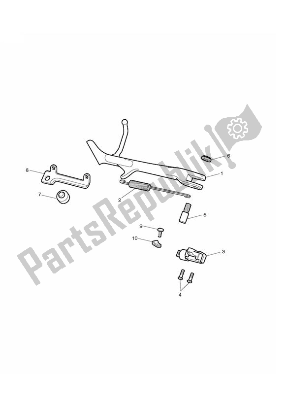 Tutte le parti per il Stand del Triumph Thunderbird Night/storm 1699 2011 - 2017