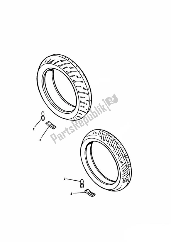 All parts for the Tyres of the Triumph Speed Triple Carburator 885 1994 - 1997