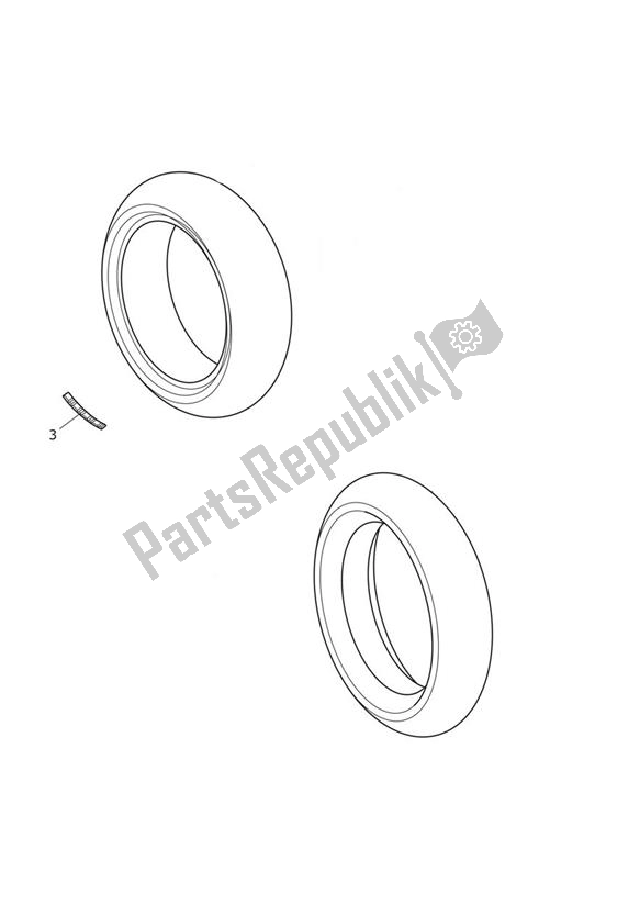 All parts for the Tyres of the Triumph Thunderbird Commander 1699 2014 - 2016