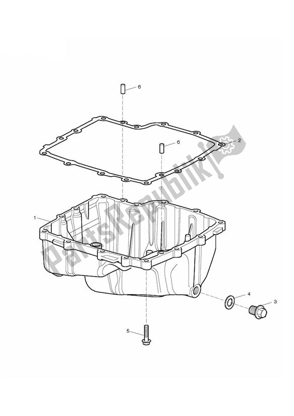 Toutes les pièces pour le Oil Sump du Triumph Daytona R UP TO VIN 564947 675 2009 - 2017