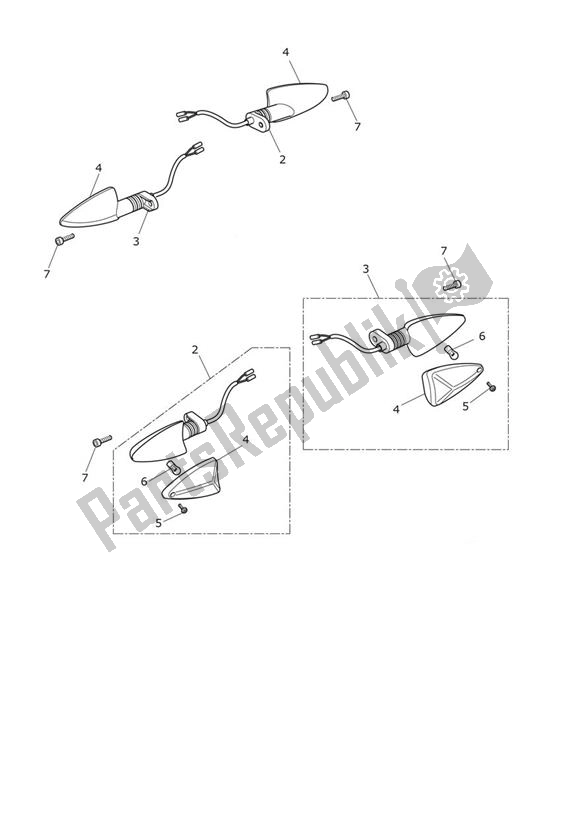 Toutes les pièces pour le Indicator du Triumph Street Triple S From VIN 803572-967906 765 2017 - 2020