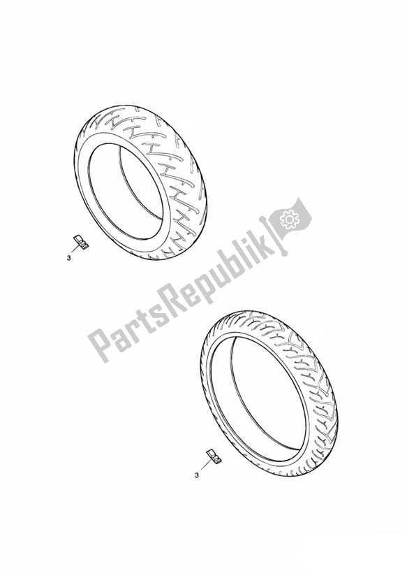 Toutes les pièces pour le Tyres du Triumph Speed Triple 955I From VIN 141872 2002 - 2004