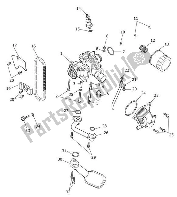 Wszystkie części do Oilpump Lubrication Triumph Tiger 660 Sport 2021 - 2024