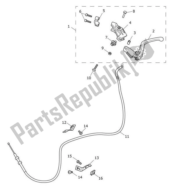 Tutte le parti per il Controllo Della Frizione del Triumph Speed Triple 1200 RS 1160 2021 - 2024