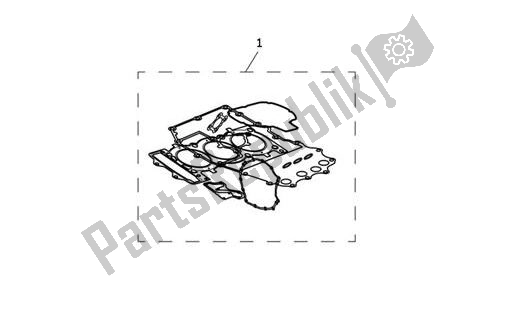All parts for the Gasketkit Complete of the Triumph Bobber UP TO AC 1195 1200 2017 - 2018