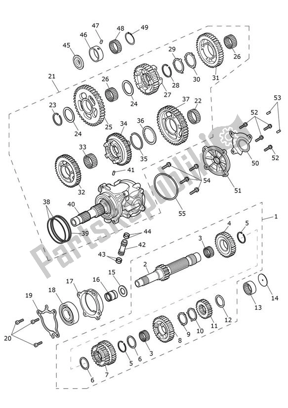 Wszystkie części do Ko? A Z? Bate Triumph Tiger 1200 GT Explorer 1215 2022 - 2024