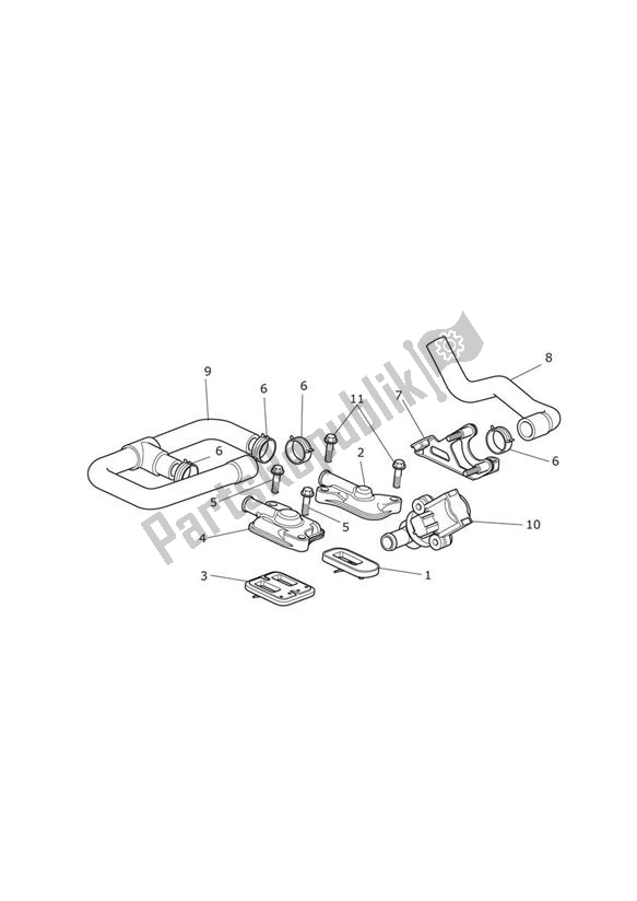 Toutes les pièces pour le Contrôle Des émissions du Triumph Street Triple From VIN 560477 675 2012 - 2016