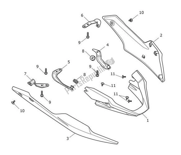 Todas las partes para Bugspoiler de Triumph Speed Triple 1200 RS 1160 2021 - 2024