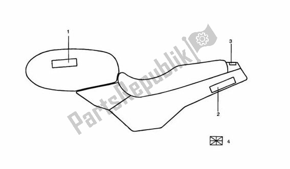 Tutte le parti per il Decal Diablo Black del Triumph Trident 750 & 900 748 1990 - 1998