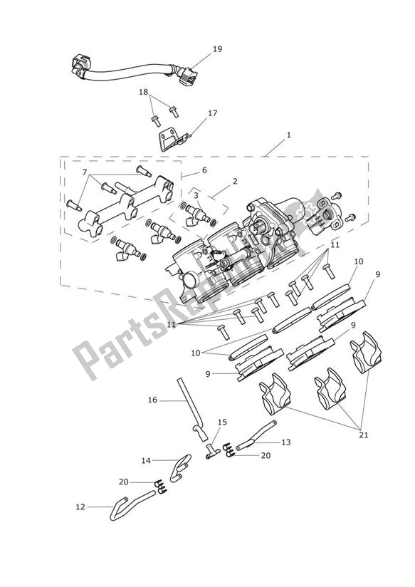 Wszystkie części do Injection - Explorer Xcx Triumph Explorer XCX 1215 2012 - 2019