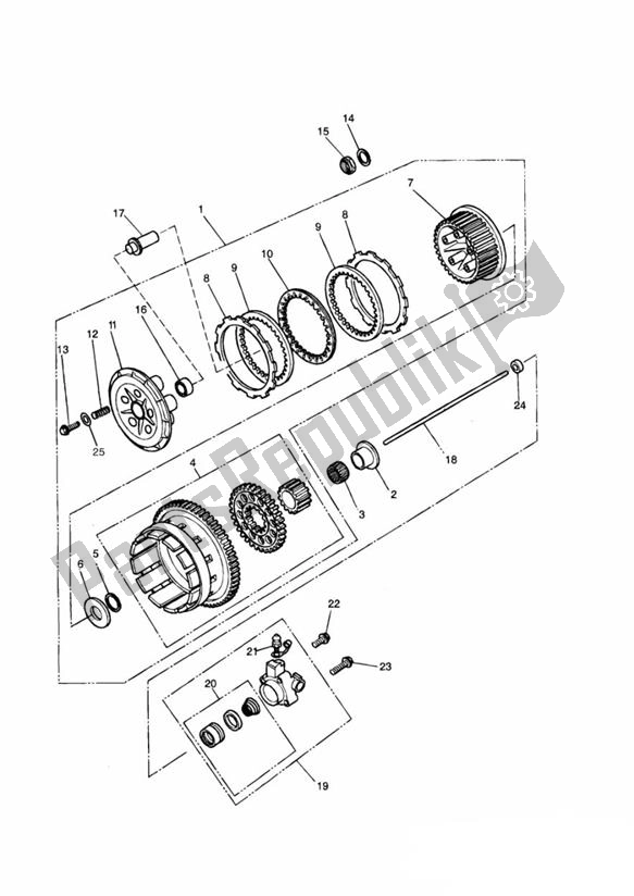Wszystkie części do Sprz? G? O Triumph Sprint 900 Carburator 885 1991 - 1998