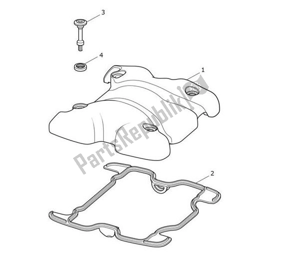 Toutes les pièces pour le Camshaft Cover - Street Cup du Triumph Street CUP 900 2017 - 2020