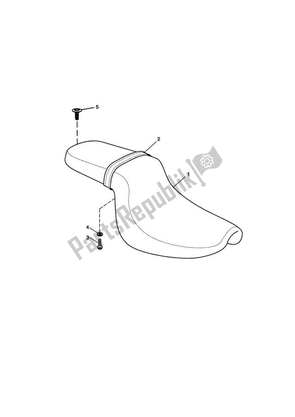 Wszystkie części do Siedzenie Triumph Speedmaster EFI From VIN 469050 865 2008 - 2017