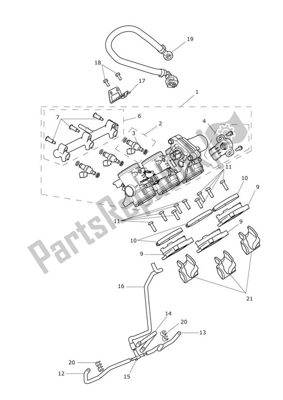 Toutes les pièces pour le Injection du Triumph Trophy 1215 SE 2013 - 2017