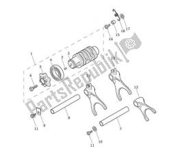 gear selector drum