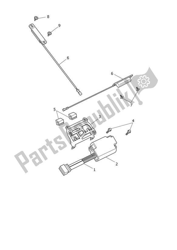 Todas las partes para Immobilizer de Triumph Tiger 1200 Rally PRO 1215 2022 - 2024