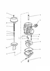 Carburator Parts 4 Zyl for T1240360