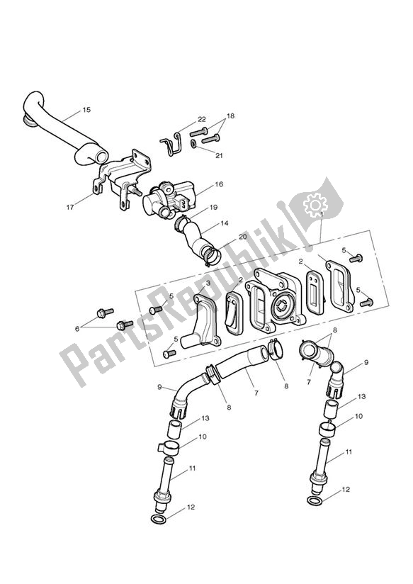 Toutes les pièces pour le Contrôle Des émissions du Triumph Scrambler EFI UP TO 2015 865 2008 - 2016