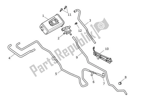 Toutes les pièces pour le Evap System du Triumph Speed Triple 1200 RS 1160 2021 - 2024