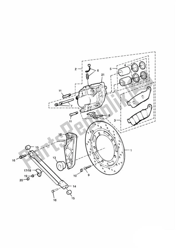 Toutes les pièces pour le Break Rear du Triumph Legend TT 885 1998 - 2001