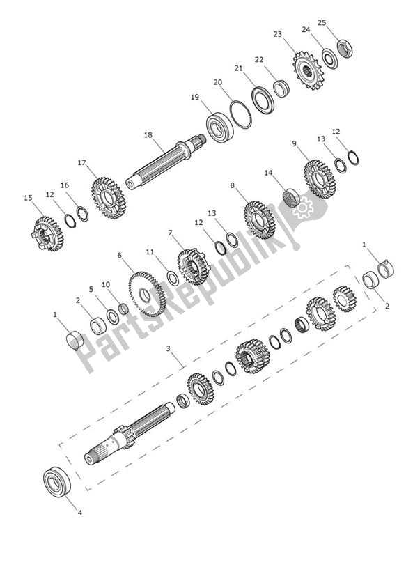 Wszystkie części do Ko? A Z? Bate Triumph Speed Triple R From VIN 735437 1050 2016 - 2018