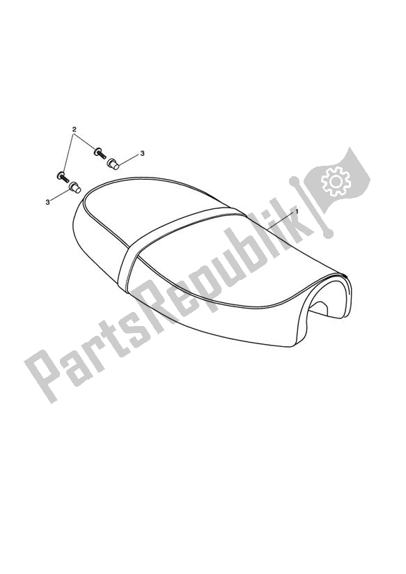 Tutte le parti per il Posto A Sedere del Triumph Bonneville & T 100 Carburator 865 2001 - 2015