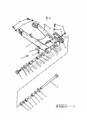 Swingarm from VIN 029156 up to 101853 (+102063 up to 102074)