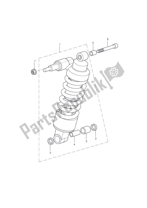 Toutes les pièces pour le Unité De Suspension Arrière du Triumph Tiger 1050 & SE 2007 - 2013