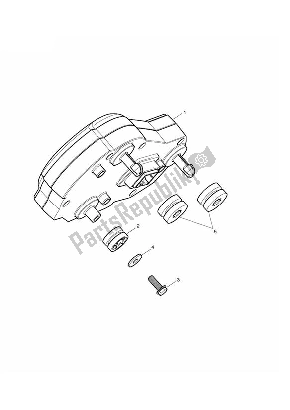 Toutes les pièces pour le Instrument du Triumph Daytona R UP TO VIN 564947 675 2009 - 2017