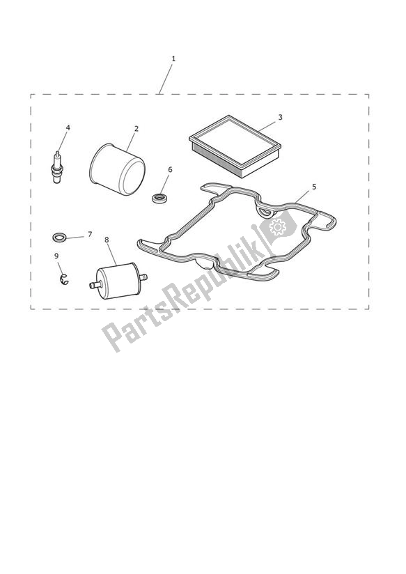 Alle onderdelen voor de Servicekit - Speed Twin Up To Vin Ae2310 van de Triumph Speed Twin UP TO VIN AE 2310 1200 2019 - 2020