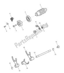 gear selector drum