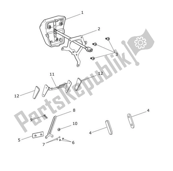 Tutte le parti per il Luce Posteriore del Triumph Tiger 1200 XCX 1215 2018 - 2020