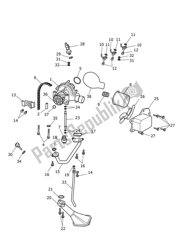 Toutes les pièces pour le Oilpump Lubrication du Triumph Street Triple Moto2 765 2020 - 2024